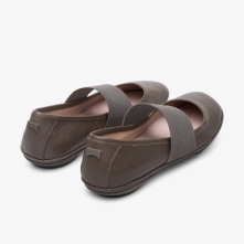 Camper Right Ballerinas Dark Grey - Womens Singapore OWQGVC-207